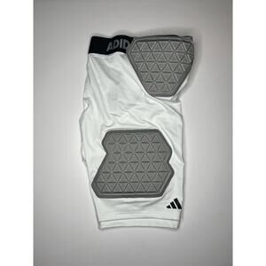 Adidas Aeroready Padded Griddle Football Compression Shorts White Size 3XL